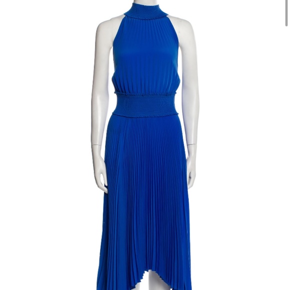 A.L.C. Blue Midi Dress - Picture 1 of 7
